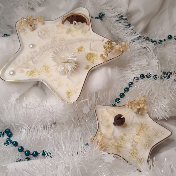 Bougie art de Noël