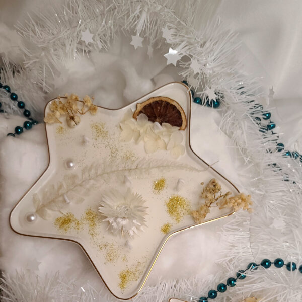 Bougie art de Noël