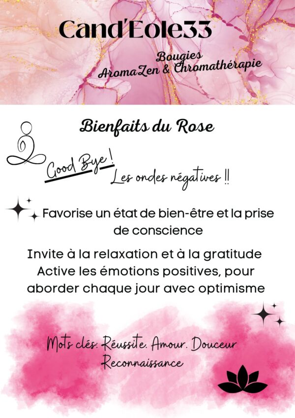 AromaZen & Chromathérapie Rose – Image 3