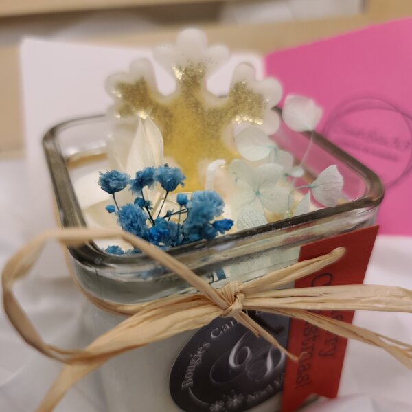 Bougie Flocon d'Hiver – Image 4